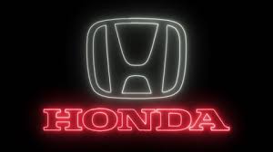 Honda Logo Neon Lights Editorial ...