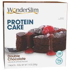 Maybe you would like to learn more about one of these? Buy Wonderslim Low Carb High Protein Dessert Double Chocolate Cake Mix 7 Servings Box Low Carb Trans Fat Free Online In Indonesia B00k376cn4