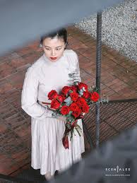 $80 for a simple and elegant yellow or pink rose bouquet Minimalist Red Rose Bridal Bouquet Scentales Florist