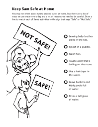 Check spelling or type a new query. Safety Around Water Activity Coloring Pages Ymca