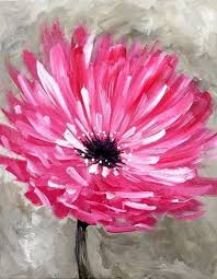 Beautiful Oil Painting Ideas For Beginners Pink Flower Painting Flower Art Flower Painting