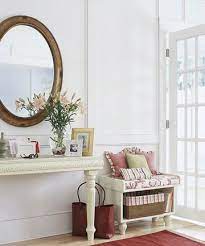 Console tables in hallways look attractive when paired with a mirror above the table. Five Ways To Hang Art Above A Console Table A Thoughtful Place