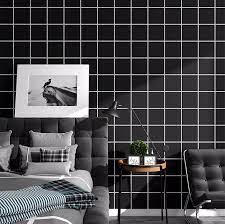 Wallpaper Sticker Modern Desain Unik Garis Garis Bathroom Wall Stickers Wall Stickers Wallpaper Wall Stickers Home