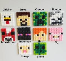 Diy Minecraft Pixel Mini Block Kits Make Your Own Minecraft Etsy Minecraft Crafts Minecraft Beads Diy Minecraft