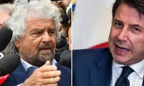 With @ 56369076544:274:beppe grillo with @ 383458618802776:274:giuseppe conte and with all the wonderful. Beppe Grillo A Conte Benvenuto Tra Gli Elevati Silenzi E Falsita