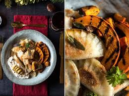 Glutenfreie Kurbis Ravioli Vegan Hauptspeise Aus Dem Freiknuspern Weihnachtsmenu 2017 Rezept Glutenfreier Kurbis Hauptspeise Ravioli