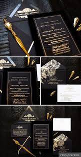 Blissful Black Velvet Wedding Invitation Velvet Wedding Invitations Wedding Invitations Romantic Black Wedding Invitations
