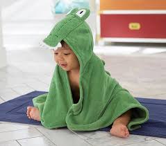 Alligator Baby Hooded Towel Pottery Barn Kids