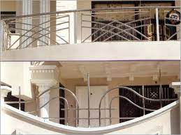 The metal railing art, cut with water jet or fiber optic laser, is used for your custom railing, custom gates, architectural detail, and lights. 34 Steel Railing Stair Grill Design Steel Hd
