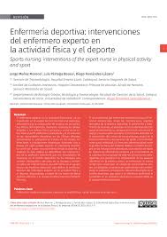 Cuando se quieren lograr metas que van más allá de lo ordinario debemos organizar un equipo de personas que tengan corazón y dedicación que se proyecten hacia. Pdf Enfermeria Deportiva Intervenciones Del Enfermero Experto En La Actividad Fisica Y El Deporte