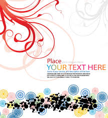 Vector Floral Background With Colorful Circles Floral Background Creative Graphic Design Floral