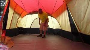 Ozark trail cottage cabin tent. Ozark Trail 10 Person 3 Room Cabin Tent Youtube