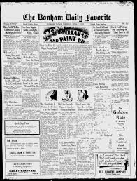 We're proud to be a member of the true value family, and we're here to serve our community. The Bonham Daily Favorite Google News Archive Search Bonham Google News Newspapers