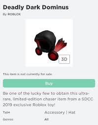 Keep an eye out for great offers and deals at sky toy box. Deadly Dark Dominus Roblox Sdcc 2019 Frostbite General Toys Games Others On Carousell
