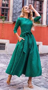 The Elegant Dress Made Of High Quality Cotton Jacquard With Relief Surface Is A Real Ey Long Sleeve High Neck Dress Long Sleeve Evening Dresses Jacquard Dress