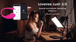 Lovense Lush 3.0 Sound Activated Camming Vibrator - Jack Jill
