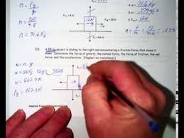 Newton's first law states that an object will remain at rest or in uniform motion in a straight line unless acted upon by an external force. Newton S 2nd Law Practice And Worksheet Youtube