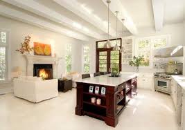A fireplace in the kitchen. Pin On For The Home