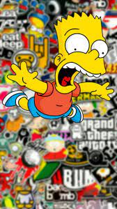 Create an account track orders, check out faster, and create lists Download Bart Simpson Supreme Iphone Wallpaper Bart Simpson Wallpaper Hd For Desktop Or Mobile D In 2021 Simpson Wallpaper Iphone Sticker Bomb Wallpaper Simpsons Art