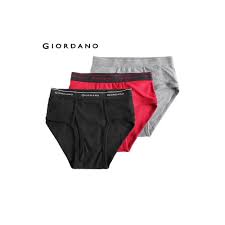 Giordano Men Underwear Mens Briefs 6pcs Solid Underwear Men