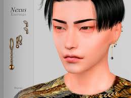 The sims 4 mod manager: Nexus Earrings By Suzue From Tsr Sims 4 Downloads