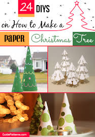 Learn how to make the classic paper snowflake so you can decorate your home for the winter season! 24 Diys On How To Make A Paper Christmas Tree Guide Patterns