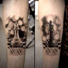 Usually, the king is one of the last men standing. 45 Cute King And Queen Tattoo For Couples Buzz16 Chess Piece Tattoo Pieces Tattoo Matching Couple Tattoos