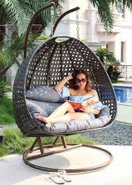 Big Comfy Oversized Chairs Bagchairs Swinging Chair Wicker Patio Furniture Hanging Chair With Stand