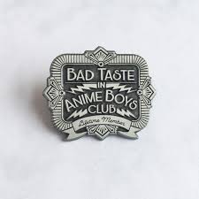 See more ideas about anime boy, anime, anime guys. Bad Taste In Anime Boys Club Antique Silver Metal Pin Etsy