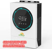 Sunheed Euronet Ups Inverter Tenaga Surya, Inverter Tenaga Surya Hibrida,  Keluaran Ac Ganda 6Kw 48V 120A Mppt untuk Sistem Energi Surya Ac