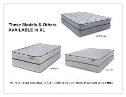 Fits full xl mattresses no need for a box spring tested to hold up to 2,000 lb. Extra Long Mattress Twin Xl Mattress Full Xl Mattress