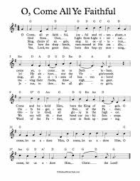 Free Lead Sheet O Come All Ye Faithful Christmas Christmas Piano Music Hymn Sheet Music Clarinet Music