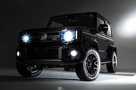 Front bumper, front grille, wide body kit. Company Transforms The Jimny Into A Tiny Defender Bronco Or G Wagen