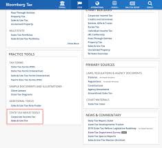 Practice Tools Bloomberg Tax