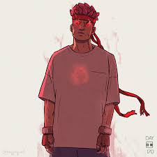 2.1 play as evil ryu; Artstation Day 170 365 Evil Ryu Gilbert Han