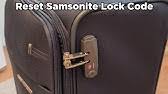 Samsonite advance xlt lightweight 2 piece softside set (54 cm/64 cm), navy. Samsonite Luggage Lock Reset How To Change Combination On Samsonite Luggage 2019 Youtube