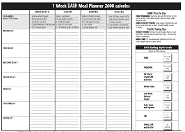 The Dash Diet Plan