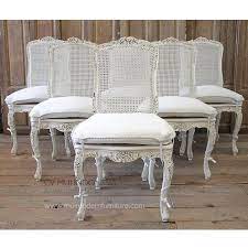 The most common french dining room material is metal. Set Of 6 French Country Dining Chairs Mui Furniture