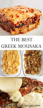 Best Recipe For Greek Moussaka Real Greek Recipes 2020 Yunan Yemek Tarifleri Gida Yemek Tarifleri