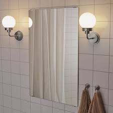 Frihult Wall Lamp Stainless Steel Color Ikea Black Wall Lamps Wall Lamp Brass Bathroom Lighting