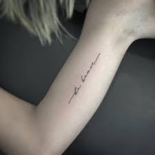 349 Likes 25 Comments Alberto De Sa Albertodesatattoo On Instagram Be Brave Be Brave Tattoo Tattoo Fonts Tattoo Fonts Cursive