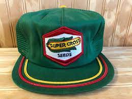 Vintage K Brand Super Crost Seeds Trucker Hat Cap Green Patch And Get Free Hats Kbrand Truckerhat Casual Trucker Hat Vintage Cap Hats