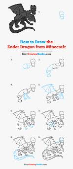 I have so many different types of dragons already submitted and since i haven't drawn or submitted on in a while i figured it was about time to do so. How To Draw Ender Dragon From Minecraft Easy School Book Drawing Hd Png Download Transparent Png Image Pngitem