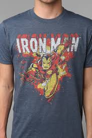 Available in a range of colours and styles for men, women, and everyone. Urban Outfitters Junk Food Iron Man Tee In Navy Blue For Men Lyst