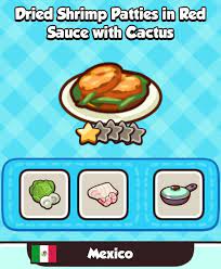 Whether it's a mild tomato sauce for the kids to enjoy or smoky red chile sauce to complement the. Dried Shrimp Patties In Red Sauce With Cactus What S Cooking Wiki Fandom