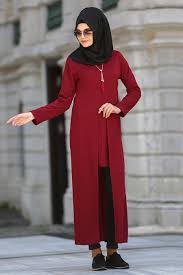 Nayla Collection Volan Kollu Siyah Tesettur Tunik 40580s Tesetturisland Com Tunik Kadin Olmak Mankenler