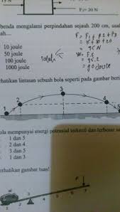 Bola Mempunyai Energi Potensial Terkecil Dan Terbesar Saat Bola Berada Pada Posisi Brainly Co Id