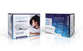 Serenity By Tempur Pedic Topper Packaging Packaging Tempurpedic Packaging Design