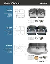 Esi Sharpsinks Catalog Pg 7 Stainless Steel Sinks Stainless Steel Sinks Stainless Steel
