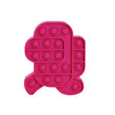 Что если антистресс pop it залить лаком для ногтей? Push Pop Bubble Pop It Fidget Toy Among Us Small Run Pink Wizzon